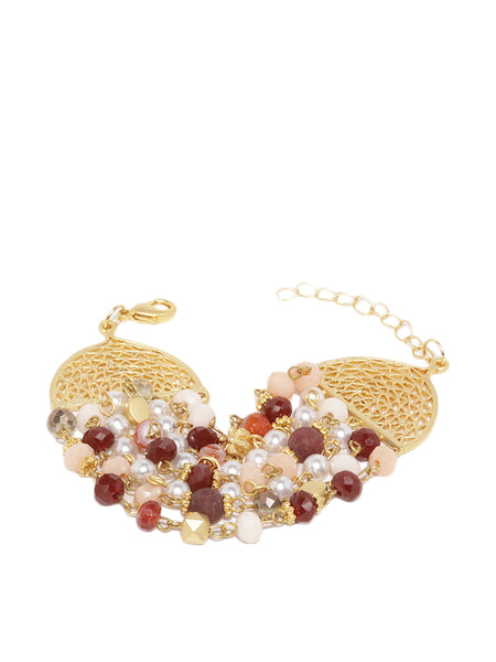 Multi Strand Quartz Maharani Bracelet