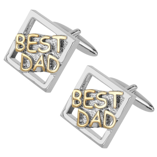 BEST DAD Cufflinks - Thingalicious
