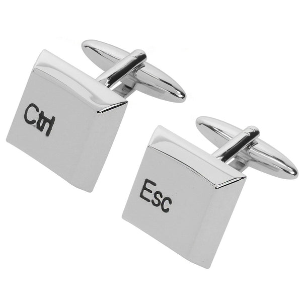 Computer Keyboard Ctrl and Esc Cufflinks - Thingalicious
