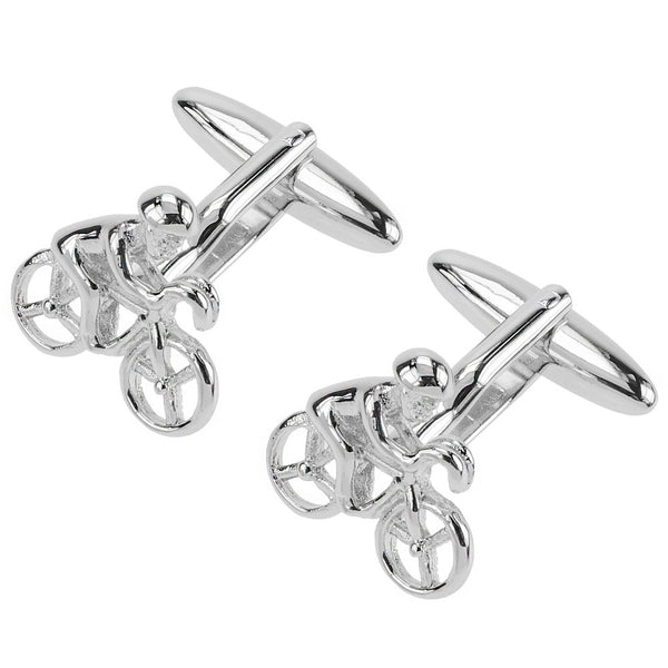 Mens Sports Bicycle Cufflinks - Thingalicious
