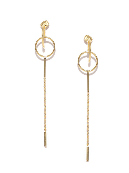 Gold Plated Minimalist Earrings