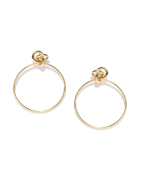 Classic Gold Plated Hoop Earrings