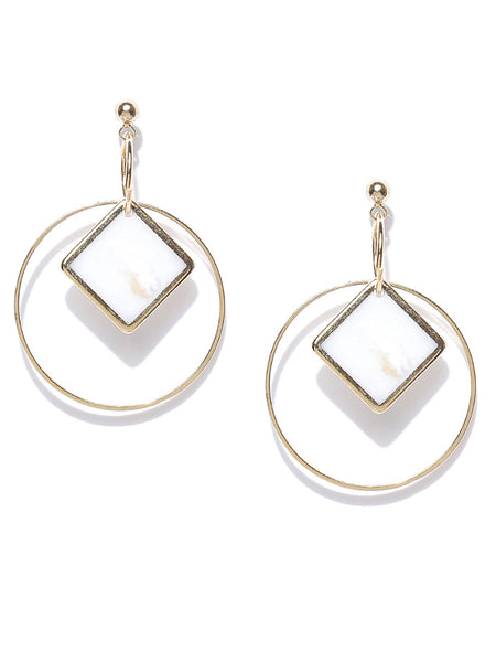 Classic Gold Plated Drop Earrings