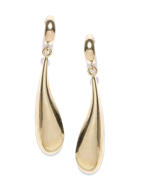 Classic Bold Gold Plated Earrings