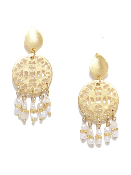 Filigree Pearl Earrings