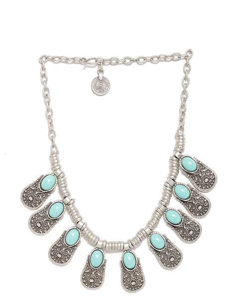 Silver Plated Matinee Necklace