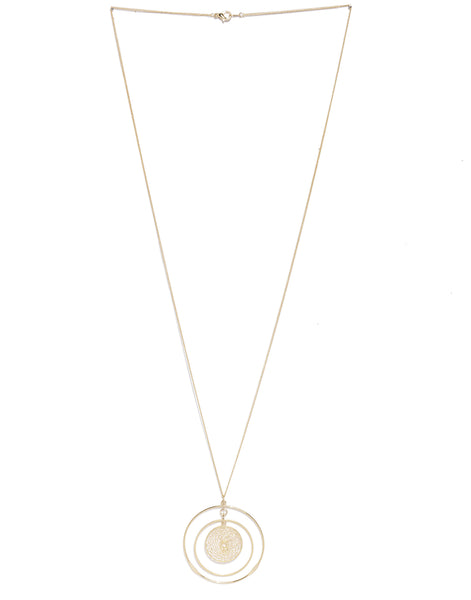 Gold Plated Delicate Pendant Necklace