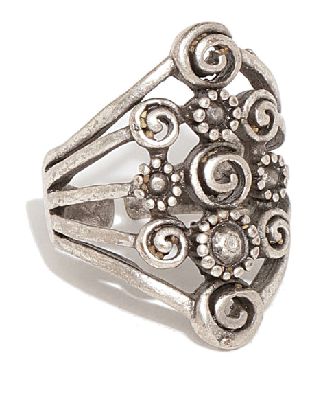 Silver Plated Statement ring