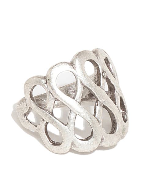 Silver Plated Infinity Ring