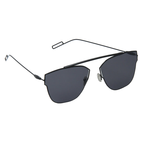 Black Full Rim Metal Stylish Sunglasses