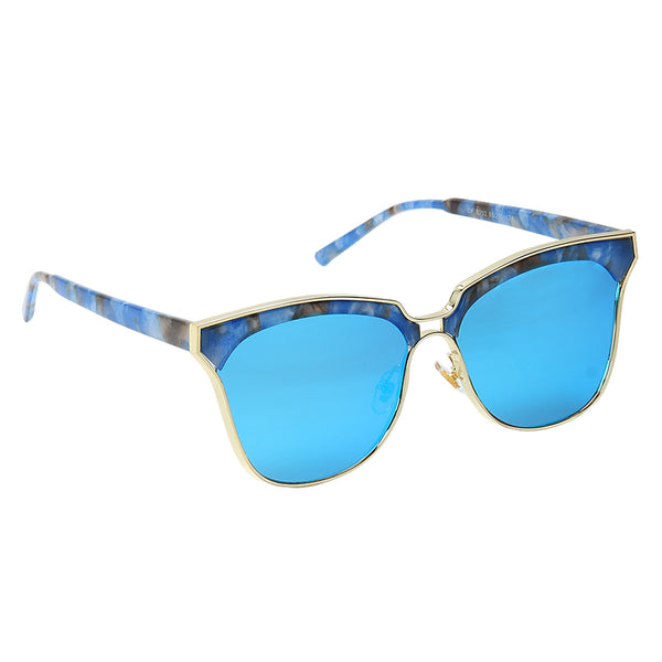 Cool Blue Full Rim UV Protected Sunglasses