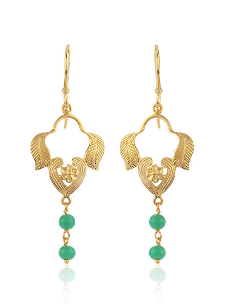 Enchanted Mughal Buta Dangler Earrings - Thingalicious
 - 1