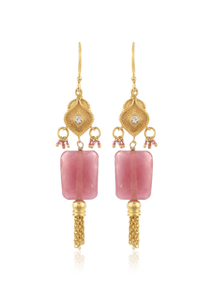 Joyful Long Tassel Earrings - Thingalicious
 - 1