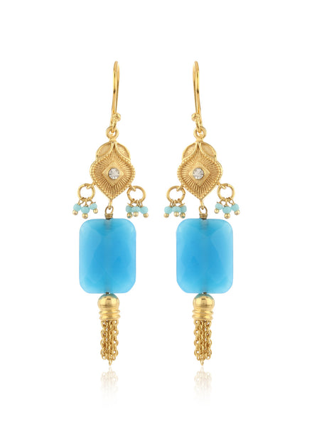 Joyful Long Tassel Earrings - Thingalicious
 - 1