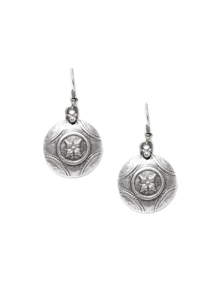 Oxidised Slver Plated Classic Earrings