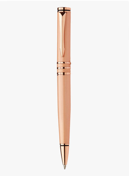 Rose Gold Brushed Signature Roller Pen - Thingalicious
 - 1